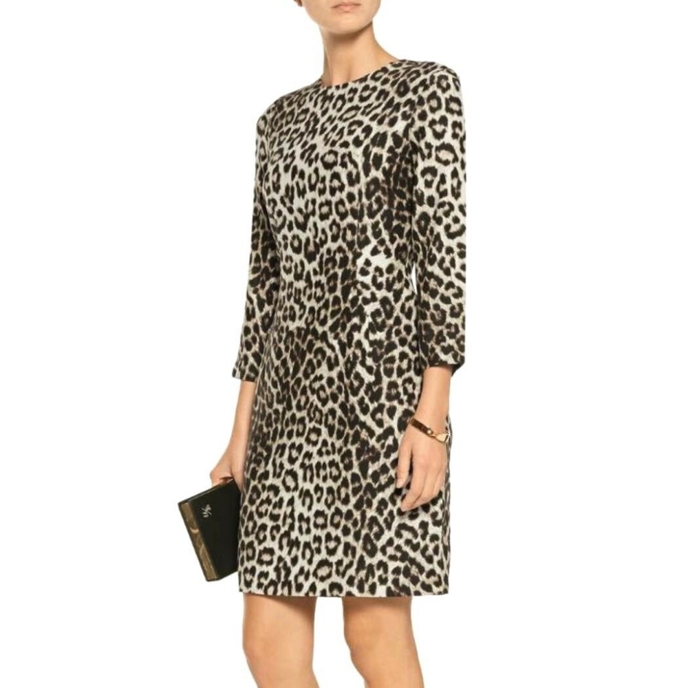 RAG & BONE Silk Isadora Leopard Print Dress - Sz 6